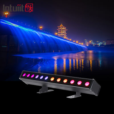 12*2W 4-in-1 IP65 LED Wash Bar Baterai Powered RGBW Proyeksi Lampu efek sinar