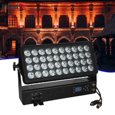 400W Outdoor IP65 Waterproof Warna Kota 40x10W RGBW 4in1 Lampu LED Wall Wash