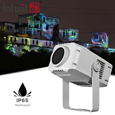 LED 100W Gobo Proyektor Lampu, IP65 Waterproof untuk Bisnis Toko Iklan Pernikahan panggung Pabrik Tanda Peringatan Indoor Outdoor