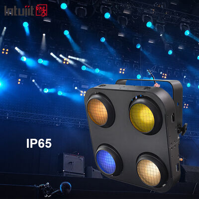 Lampu Blinder LED 4x90W 2-in-1 Putih Hangat Kuning untuk DJ Bar/Pernikahan/Panggung Outdoor DMX512