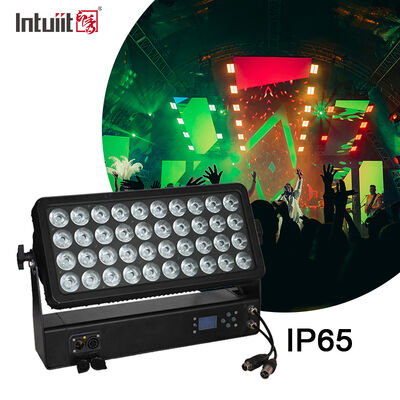 Pabrik Grosir 400W RGBW LED Flood Light IP65 Outdoor DMX512 Lampu Lanskap Area Besar untuk Dekorasi Jembatan Taman Tema