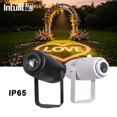 Disesuaikan 60W LED Outdoor Projector Lampu Logo Custom Gobo Projector untuk Outdoor Iklan Bisnis Acara Pernikahan Dekorasi