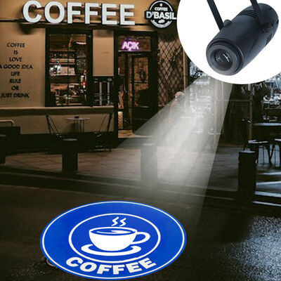 Lampu Proyektor Logo LED 40W Rotating Gobo Proyektor Lampu