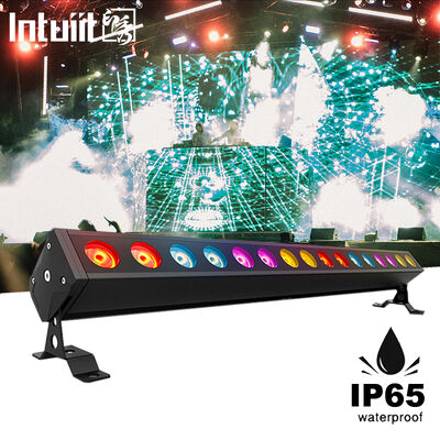 IP65 Outdoor 16x5W RGBW 4-in-1 LED Linear Wall Washer Bar Light DMX512 Arsitektur Tahap Pencahayaan Cuci