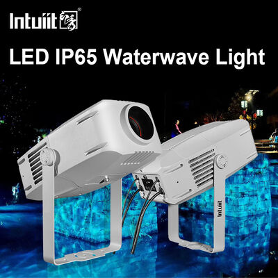Outdoor IP65 Water Wave Effect Projector. LED RGBW, 60W sampai 400W Opsi, DMX512, Lampu Gelombang Bergerak untuk Fasad, Taman
