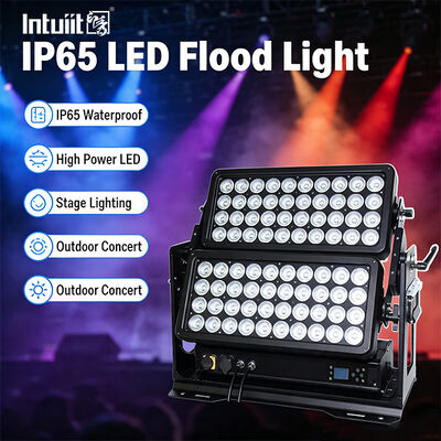 Lampu Sorot LED Daya Tinggi 400W 800W 1500W Tahan Air IP65 Pencahayaan Industri Konstruksi Stadion Luar Ruangan DMX512