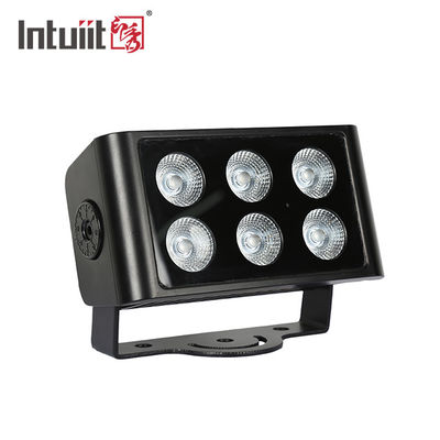 Waterproof 6 × 5 Watt RGBW 4 In 1 Lampu LED Stage Stage