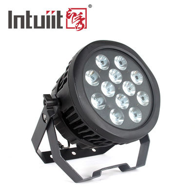 Profesional RGBW 4 In 1 LED Par Can Stage Lights Outdoor 12x10W Aluminium IP65