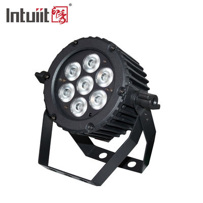 Par LED Paduan Aluminium Bisa Lampu Panggung 3/6/7CH DMX Untuk Pencahayaan Acara Profesional