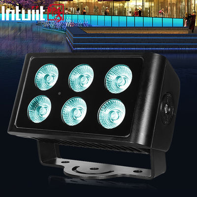 Pabrik Pencahayaan LED Lampu Banjir LED Luar Ruangan 6 * 5W 4-IN-1 RGBW