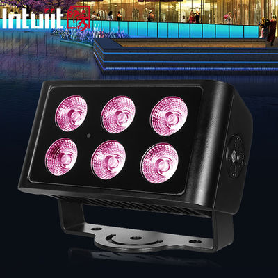 IP65 DMX Pencahayaan Panggung Luar Ruangan / Dalam Ruangan RGBW 40W lampu banjir dipimpin