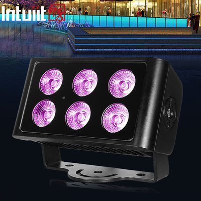 Perlengkapan lampu banjir IP65 mini RGBW 40W luar ruangan memimpin tahap pencahayaan banjir