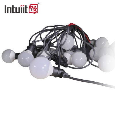 Cafe RGBW Waterproof Globe String Lights Dengan 60 Lampu ABS
