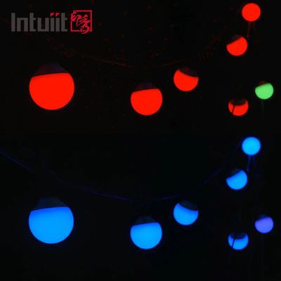 DMX LED Globe Lampu Teras Gantung Tahan Air Untuk Dekorasi Pesta Teras