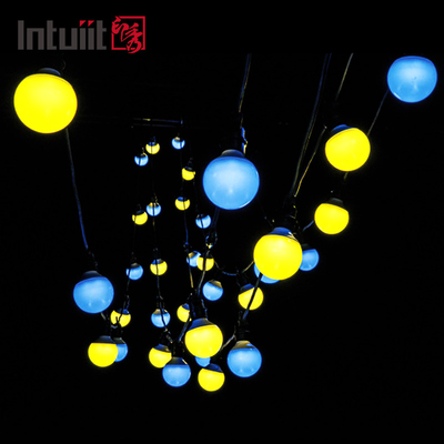 IP54 Led Stage Light RGBW 15m Led Christmas Pixel Bulb Dekorasi Natal Luar Ruangan