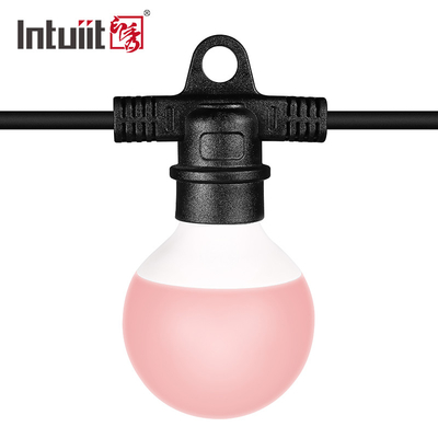 116W Stage LED Effect Light Dmx Globe String Lights Untuk Taman Luar