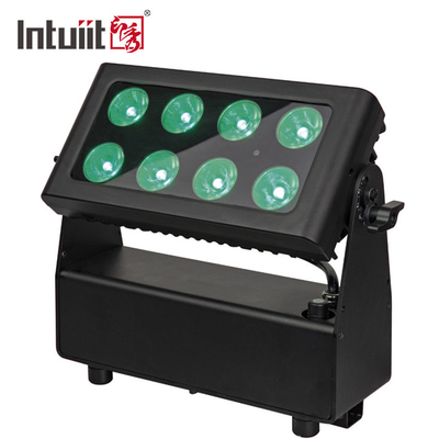 8*10W RGBWA IR Kontrol Lampu Panggung LED Bertenaga Baterai Wireless City Color Wash Lighting Projector