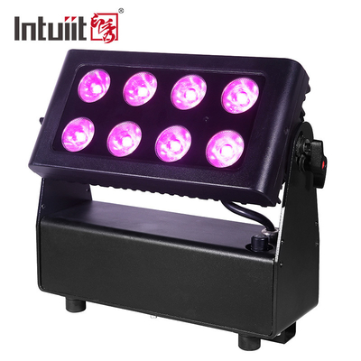 8*15w Ip65 Outdoor Waterproof Led Wall Washer Bertenaga Baterai Tahap City Color Led Wash Light