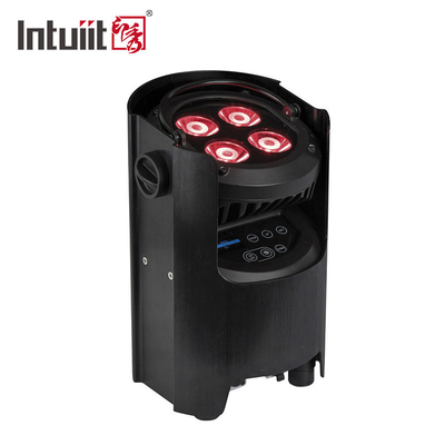 DMX IR Wifi 4x12w Nirkabel Bertenaga Baterai Par Uplight Spot Dj Disco Lampu Panggung LED