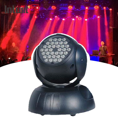 12CH Stage LED Effect Light Rgbw Led Moving Head 36 * 3w Untuk Proyek Dj