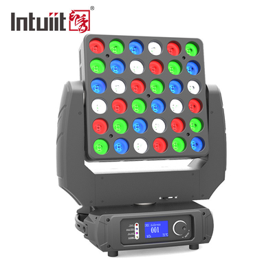 6*6 Pixel Matrix Moving Head 36x10W RGBW Untuk Performa Panggung